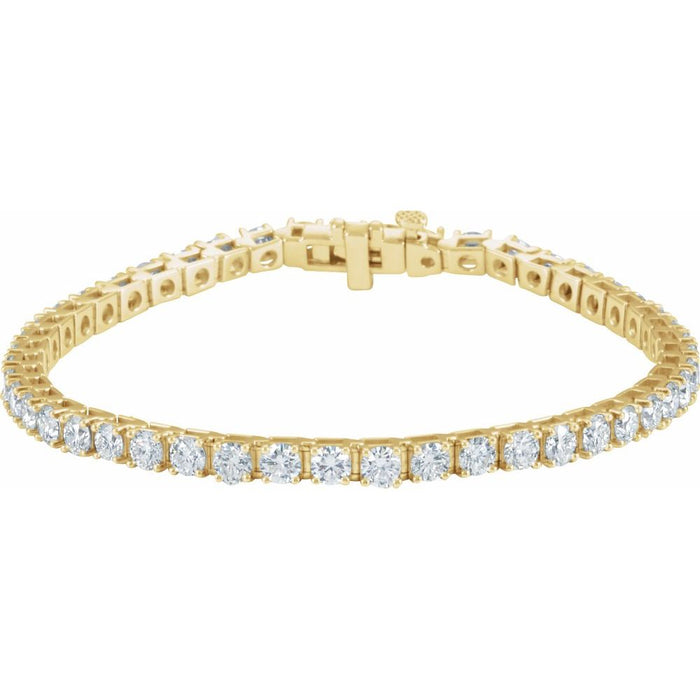 18K Gold Diamond Tennis Bracelet